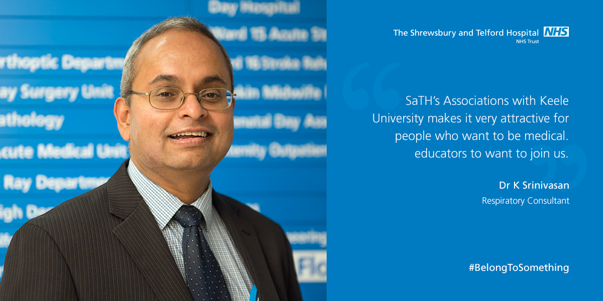 Dr K Srinivasan – NHS Respiratory Consultant