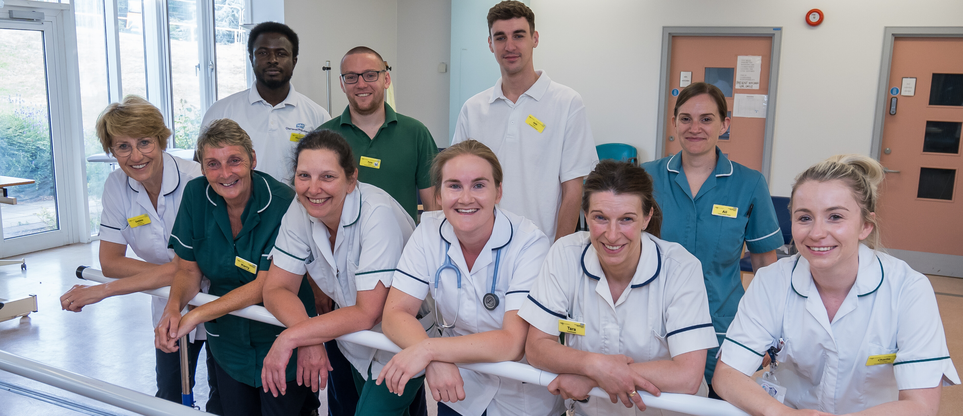 diverse group of staff