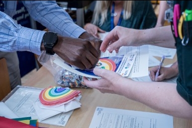NHS equality and diversity stand